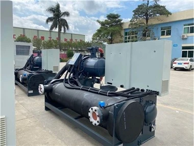 Muaj Txheej Txheem Ua Kua Dej Txias Chiller 450 KW 130 Tuj
